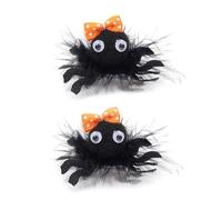AJTUTUS Cute Halloween Spiders Hairpin for Baby Girls Fashionable Animal Headdress Hair Barrettes Hair Accessories Party Decor
