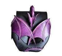 AJTUTUS Dragon Assume Shoulder Bag Natural Leather, Dragon Purse Large Crossbody Bag, Over the Shoulder Bags for Women