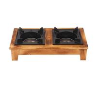 AJTUTUS Efficiency Wood Metal Liquor Stove Burning Device Suitable for Boiling Water and Cooking in the Wilderness Insulated Liquor Stove