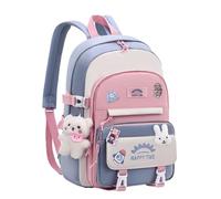 AJTUTUS Lovely School Backpack Girls School Bag for Teen Girls Women Students Casual Travel Daypacks with Pins and Pendant