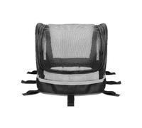 AJTUTUS Pet Comfort Bike Basket Cover with Adjustable Fasteners and Full Ventilation Open Panels Secure Bike Basket Pet Neighborhood