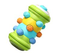AJTUTUS Roll Along Shaker Playset with Multiple Textures, Green