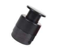 AJTUTUS Strong 7 Hole Fruit Destoner with Ergonomic Press Mechanism and Included Tray Permanent Black Pothead