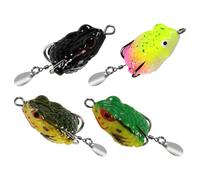 AJTUTUS Tiny Frogs Soft Fishing Attract Realistic Action Permanent Green Substance for Clear Oceanwater Anglers Flexible Pond Stream Lure