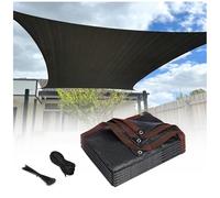 AJTXCSFOQL Garden 85% Shade Cloth Mesh Tarp with Reinforced Grommets, Black Outdoor Sunblock Sunscreen Nets Netting for Plants, Greenhouse, Patio, Chicken Coop, Tomatoes Sun Shade Net(1 x 1m)