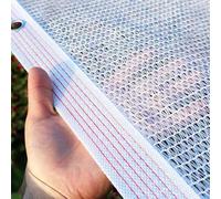 AJTXCSFOQL Garden Plants Shade Cloth with Grommets 10m 8m 6m 2m 9m 4m 5m 12m White Sun Mesh Shade Tarp HDPE UV Resistant Shade Mesh 80% Sunblock Outdoor Greenhouse Shading Netting(1.5 x 3.0m)