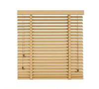 AJTXCSFOQL Horizontal Venetian Blinds for Patio Doors, 5 cm Slat Wood Blind 170 70 80 85 115 120 140 160 50 165 Wide, Cordless Blackout Privacy Shades Mini Blinds for Interior Windows(Natural)