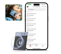 Ajunbee AI Voice Recorder, App Control,Transcribe Summarize & Instant Translation Empowered by ChatGPT,Support 68 Languages,64GB Recording Device,Audio Recorder for Work,Lectures,Meetings,Interviews