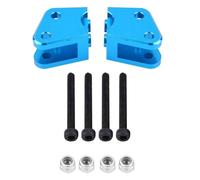 AJUNJIIL Axial Rock Racer 90026 Upgrade Part, Aluminium Alloy Pull Rod Seat, for RC Car, Durable Metal Replacement, Enhanced Steering Performance (AX80070B blue)