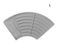 AJUNJIIL, for Cat, for Dog, Anti Bite Lick Protector, Elizabethan Collar, Wound Healing Cone, Bone Pattern Design, Soft Comfortable, Adjustable Size, Post Surgery Recovery Aid, Pet (L)