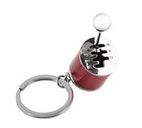 AJUNJIIL for Creative Auto Gear Shifter Model, Keychain for Car Parts, Metal Alloy Key Rings, Shaped Car Accessories (Red)