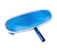 AJUNJIIL Heavy Duty Leaf Rake, for Pool, Fine Mesh Net Skimmer, Fish Pond Cleaner, Durable Frame, Professional Grade, Large Surface Coverage, Easy to Use, Rust Resistant Design