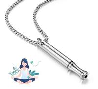 AJUNLKVDR 1 x Smoke-free Necklace Chain, Original Quit Smoking, Baliverné Weaning Panic Attacks, Stainless Steel