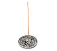 Ajuny Aluminium Incense Stick Holder Burner Ash Catcher Triquetra Tree
