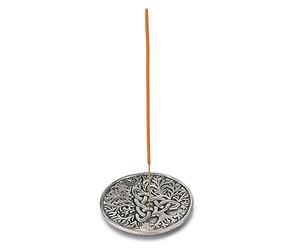 Ajuny Aluminium Incense Stick Holder Burner Ash Catcher Triquetra Tree