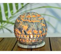 Ajuny Antique Handmade Decorative Candle Holder Table Office Gifts Engraved Tealight Soapstone (Pack of 1)