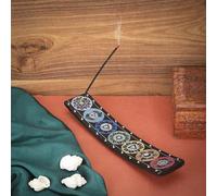 Ajuny Incense Holder Burner Ash Catcher for Sticks and Cones 7 Mantra Style