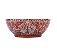 Ajuny Soapstone Smudge Bowl 5 Inch Tree of Life Scrying Ritual Bowl