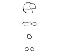 AJUSA 77008100 Gasket Set, oil cooler