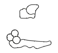 Ajusa 77013600 Gasket Set, Oil Radiator
