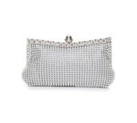 AJVANI Beaded diamante evening clutch bag