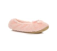 AJVANI elastic slip on novelty fleece bow slippers socks size small 3-4
