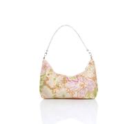 Ajvani Evening Party Going Out Diamante Handle Sequin Scoop Bag In Beige Beige