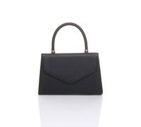 Ajvani Evening Smart Casual Top Handle Envelope Bag In Black Black