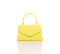 Ajvani Evening Smart Casual Top Handle Envelope Bag In Yellow Yellow