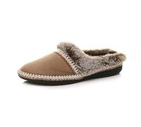 AJVANI flat low heel winter fur lined mules slippers size 6 39