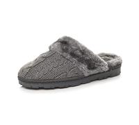 AJVANI flat low heel winter fur lined mules slippers size 6 39