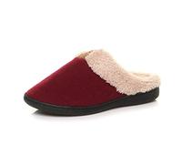 AJVANI flat low heel winter fur lined mules slippers size 7 40