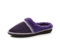 AJVANI flat low heel winter fur lined mules slippers size 8 41
