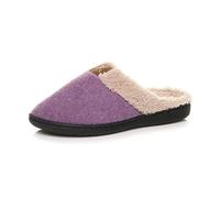 AJVANI flat low heel winter fur lined mules slippers size 9 42