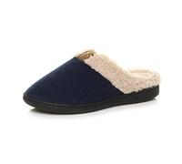 AJVANI flat low heel winter fur lined mules slippers size 9 42