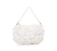 AJVANI Flower rose ruffle wedding evening clutch bag