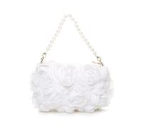 AJVANI Flower rose ruffle wedding evening clutch bag