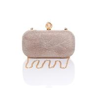 AJVANI Glitter Ruched Evening Clutch Bag