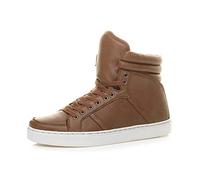 AJVANI lace up Casual Flat hi high top Ankle Boots Trainers Size 10 44