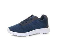 AJVANI lace up Comfort Memory Foam Trainers Sneakers Plimsolls Size 6 39 Navy