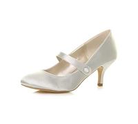 AJVANI Low Medium Heel Mary Jane Strap Party Evening Court Shoes Size 7 40