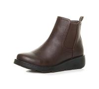 AJVANI low wedge heel zip stretch comfort chelsea boots size 4 37