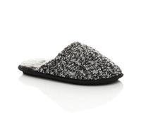 AJVANI Men's Borg Mules Slippers in Grey | Size: 8 AJVANI Grey 8
