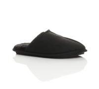 AJVANI Men's Faux Fur Mules Slippers in Black | Size: 12 AJVANI Black 12