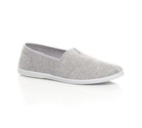 AJVANI Men's Flat Heel Beach Shoes Canvas Pumps Espadrilles in Grey | Size: 11 AJVANI Grey 11