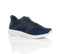 AJVANI Men's Flat Heel Lace Up Trainers in Navy | Size: 9 AJVANI Navy 9