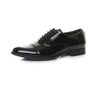 AJVANI Mens Smart Evening Wedding Work Shoes Derby Oxford Size 7 41 Black Patent
