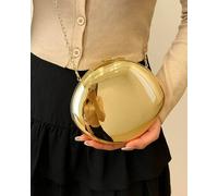 Ajvani Mirror Evening Prom Party Clutch Handbag Bag In Blue Blue