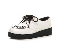 AJVANI Platform lace up Goth Brothel Creepers Beetle Crushers Shoes Size 11 45