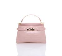 Ajvani Satchel Top Handle Mini Tote Grab Bag In Pale Pink Pale Pink